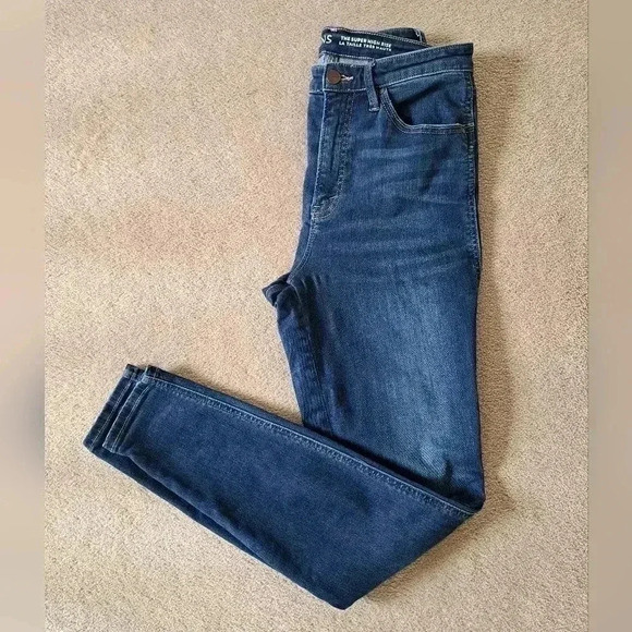 Reitmans R Jeans 29 Tall/Long Super High Rise Skinny  Blue Denim Stretch Cotton - Picture 1 of 10